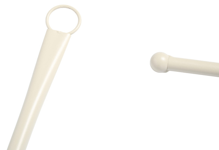 Dekorasjonsstativ 130-250 x 110 cm sandy grey – Sunlife